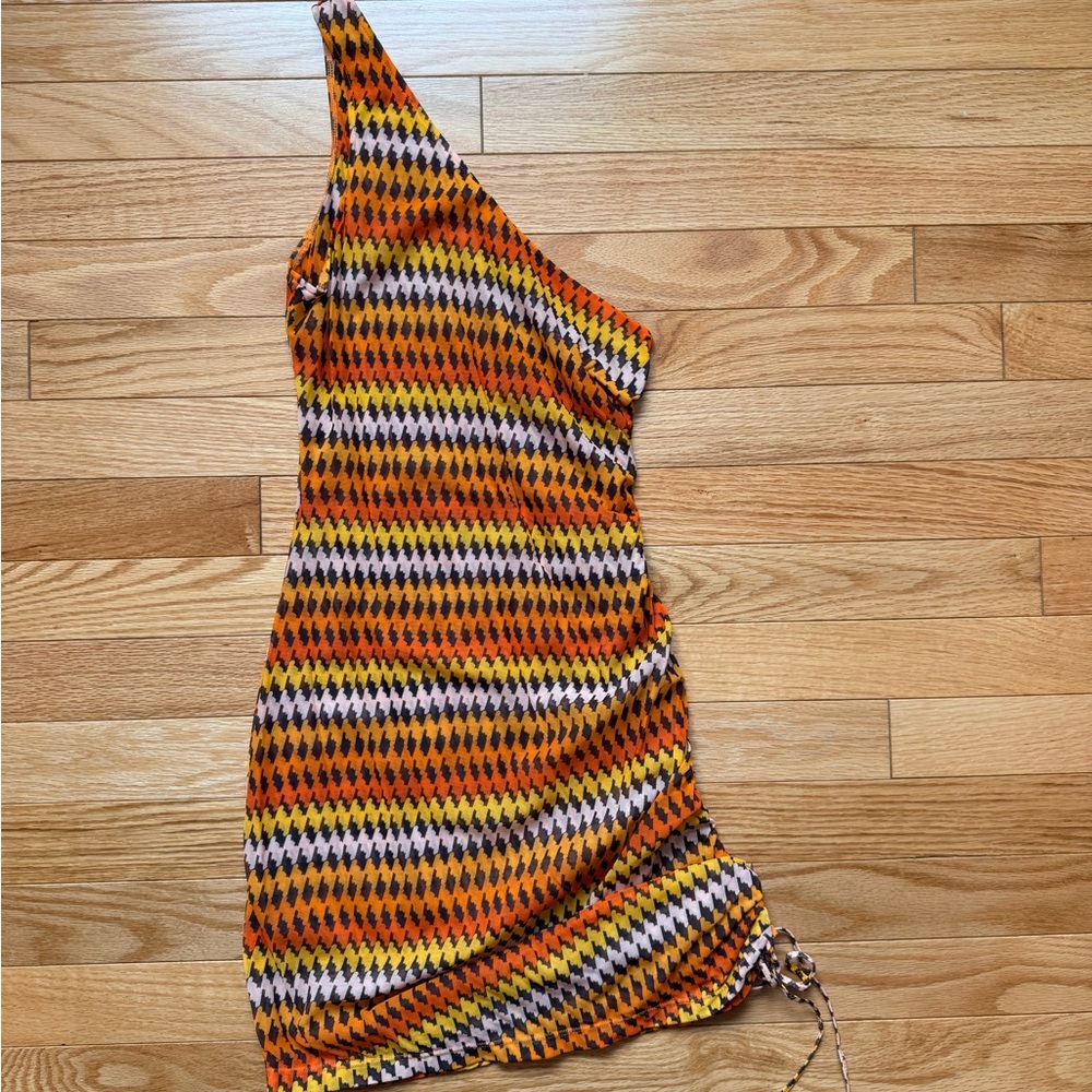 Triangl Swimwear Vibrant One-Shoulder Dress